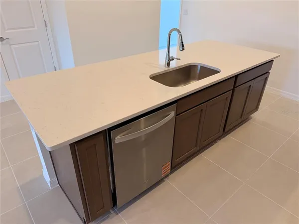 a close view of sink