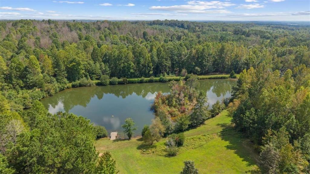 6058 Mt Zion Road Waco, GA 30182 - Photo 16 of 72 a view of a lake with a yard and mountain view