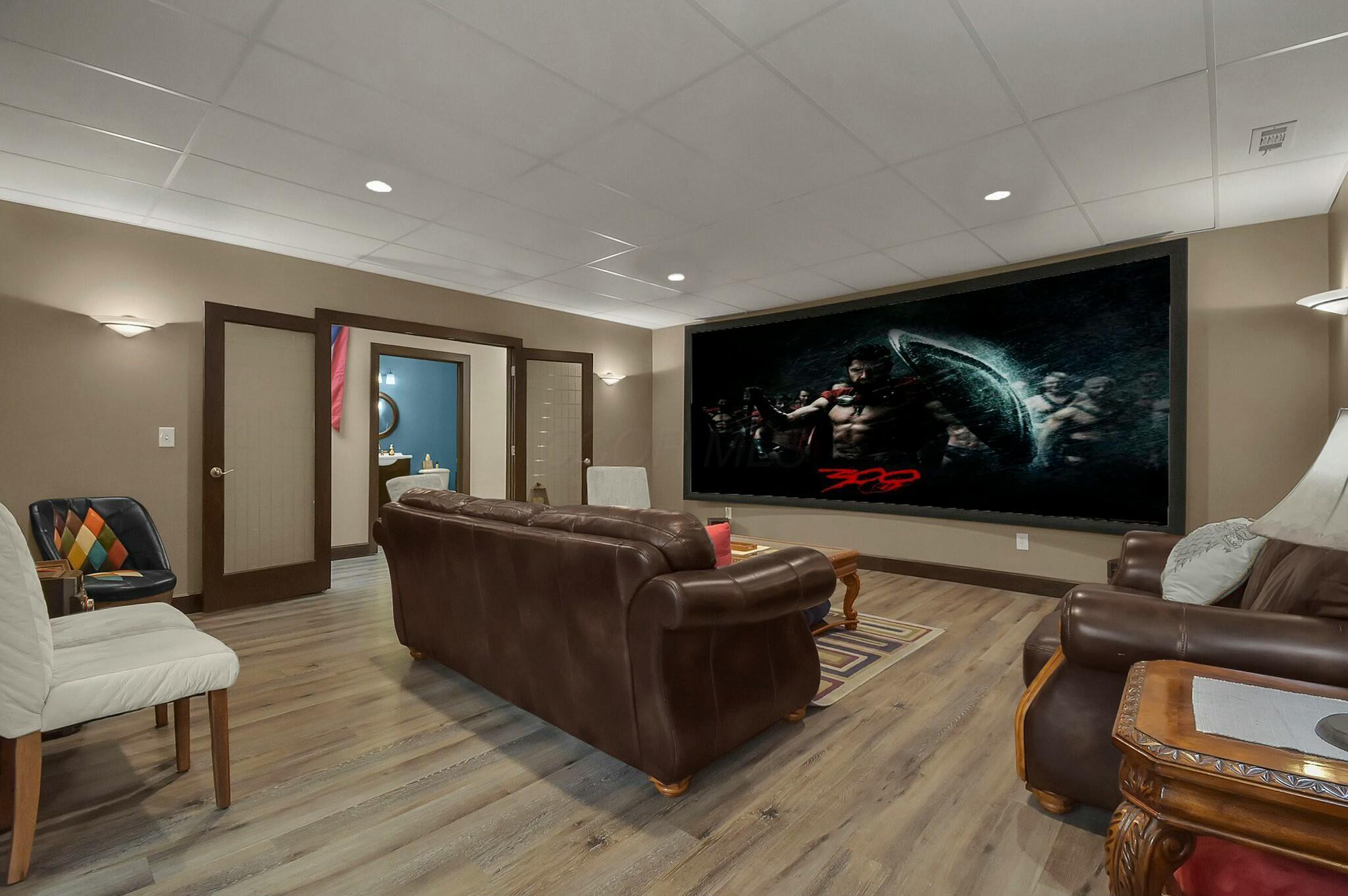 3533 Leap Road Hilliard, OH 43026 - Photo 38 of 59 Lower Level Theater