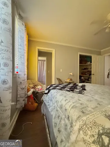 a view of a swimming pool and lounge chair