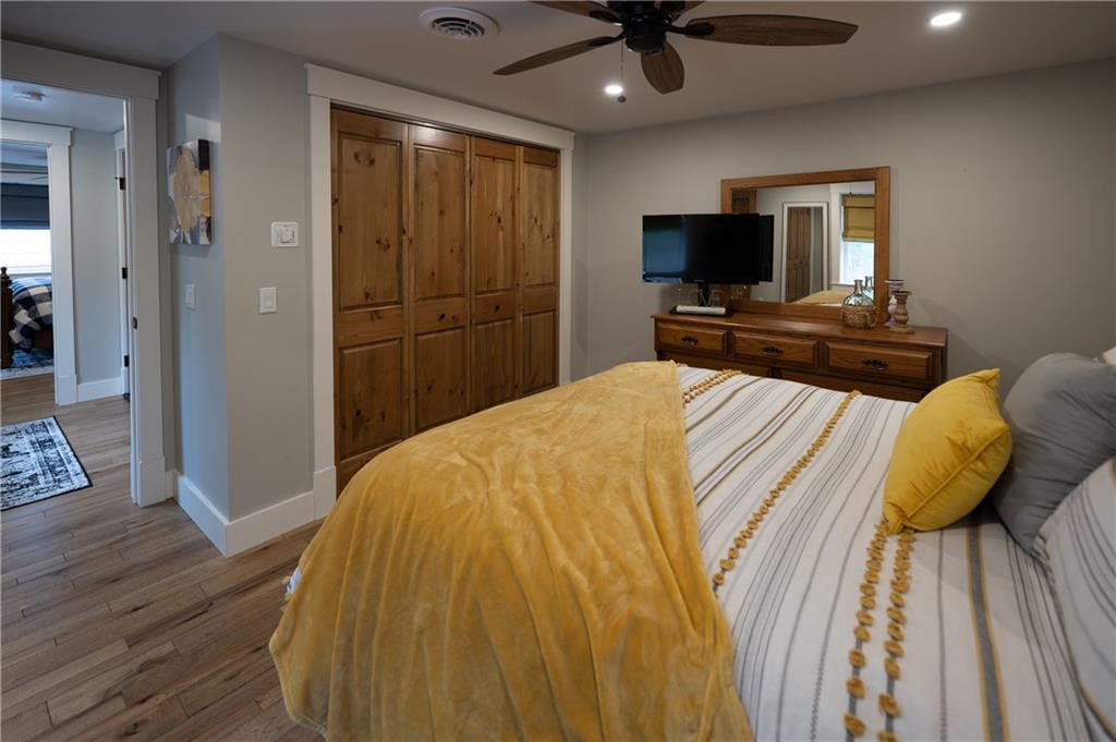 304 Ellermeyer Road Walston, PA 15781 - Photo 29 of 50 a bedroom with a bed and a flat screen tv