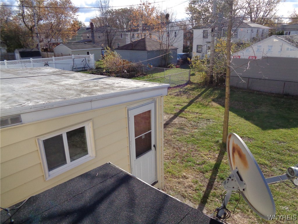 132 June Road Tonawanda, NY 14217 - Photo 39 of 44 Roof top look at backyard