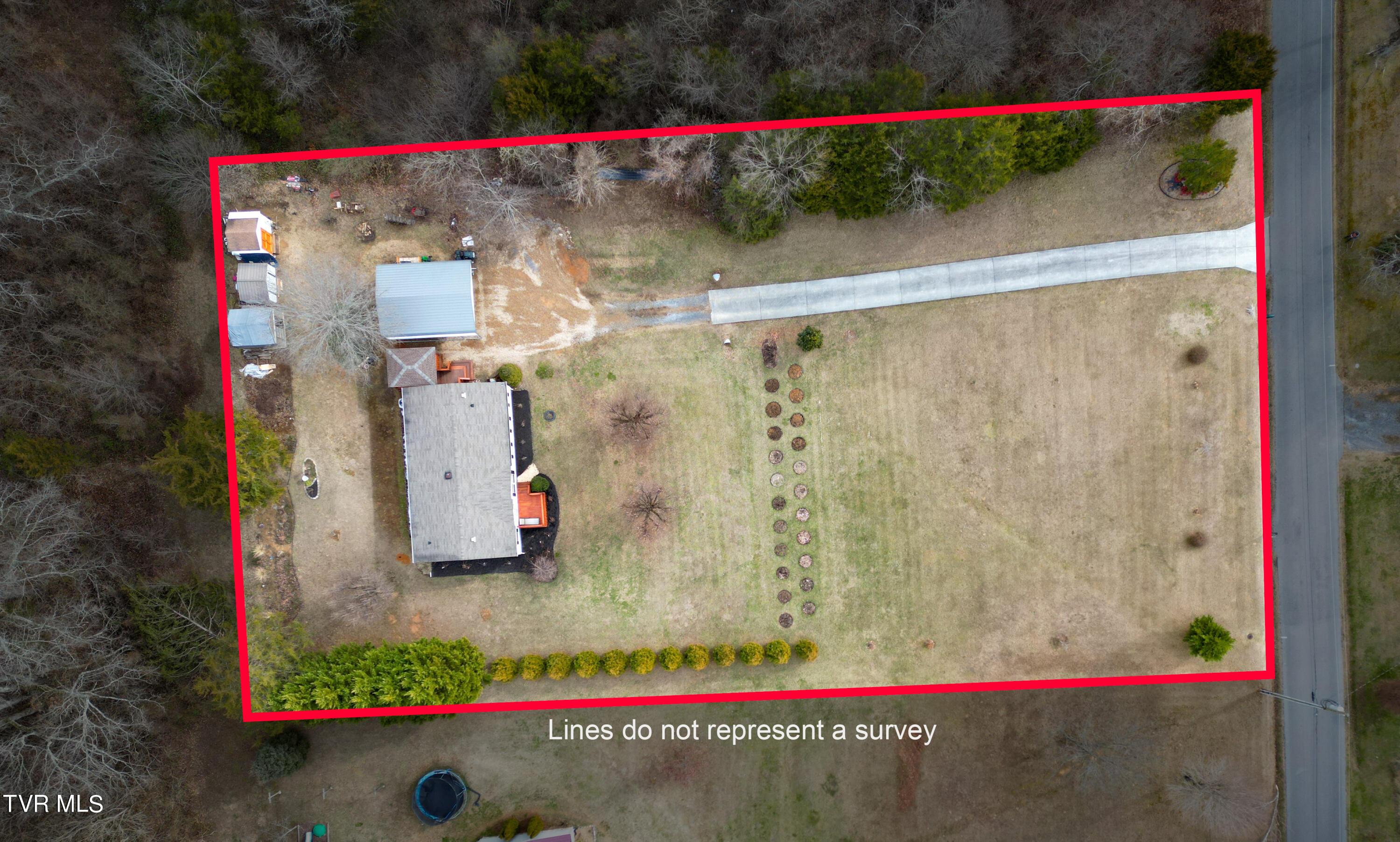 715 Links Mill Road Greeneville, TN 37743 - Photo 44 of 46 715 Links Mills RD- Drone outline SM - C