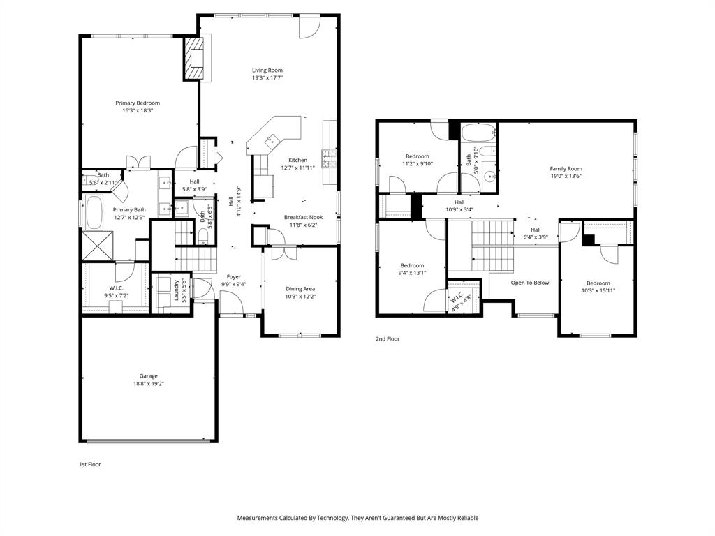 1524 Rustic Timbers Lane Flower Mound, TX 75028 - Photo 28 of 28 a picture of a floor plan