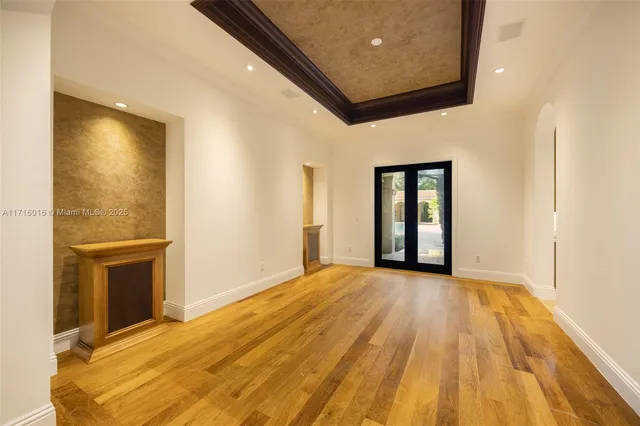 a bathroom with a tub and shower