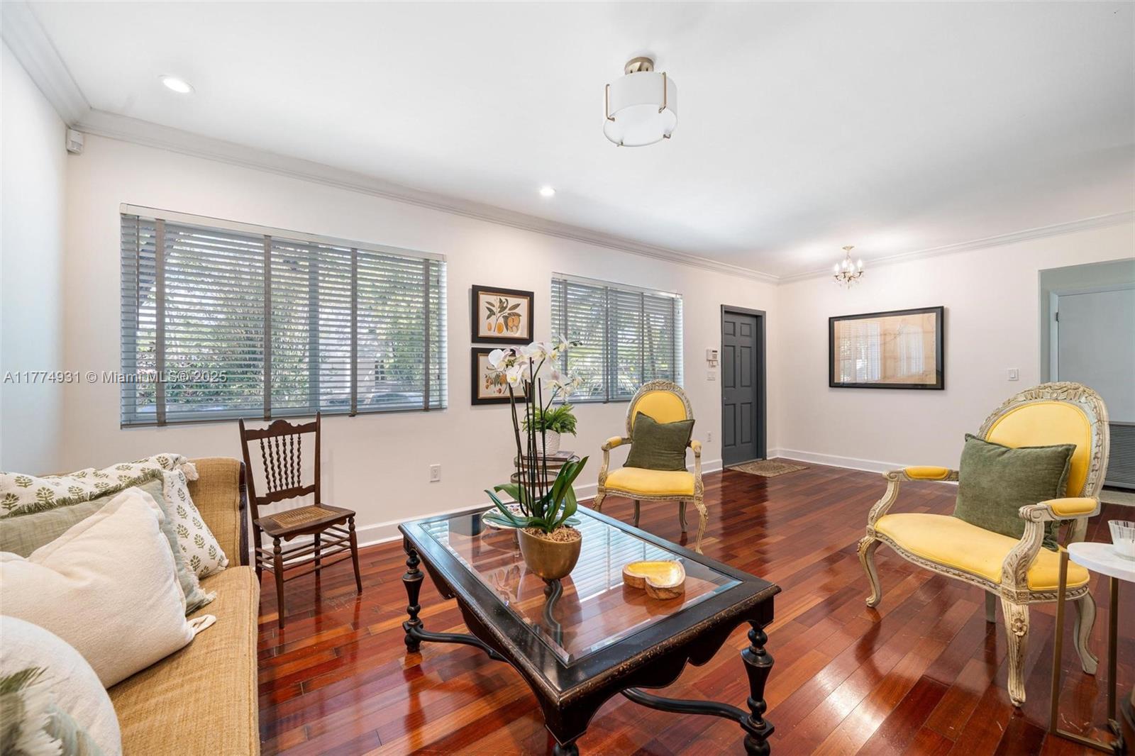 2210 Overbrook Street Miami, FL 33133 - Photo 9 of 26 a living room with furniture and wooden floor
