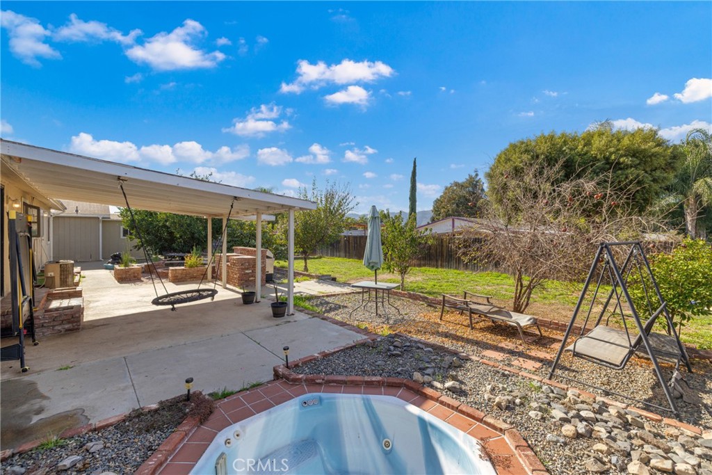 34437 Tree Lane Wildomar, CA 92595 - Photo 25 of 42 a view of a backyard with sitting area