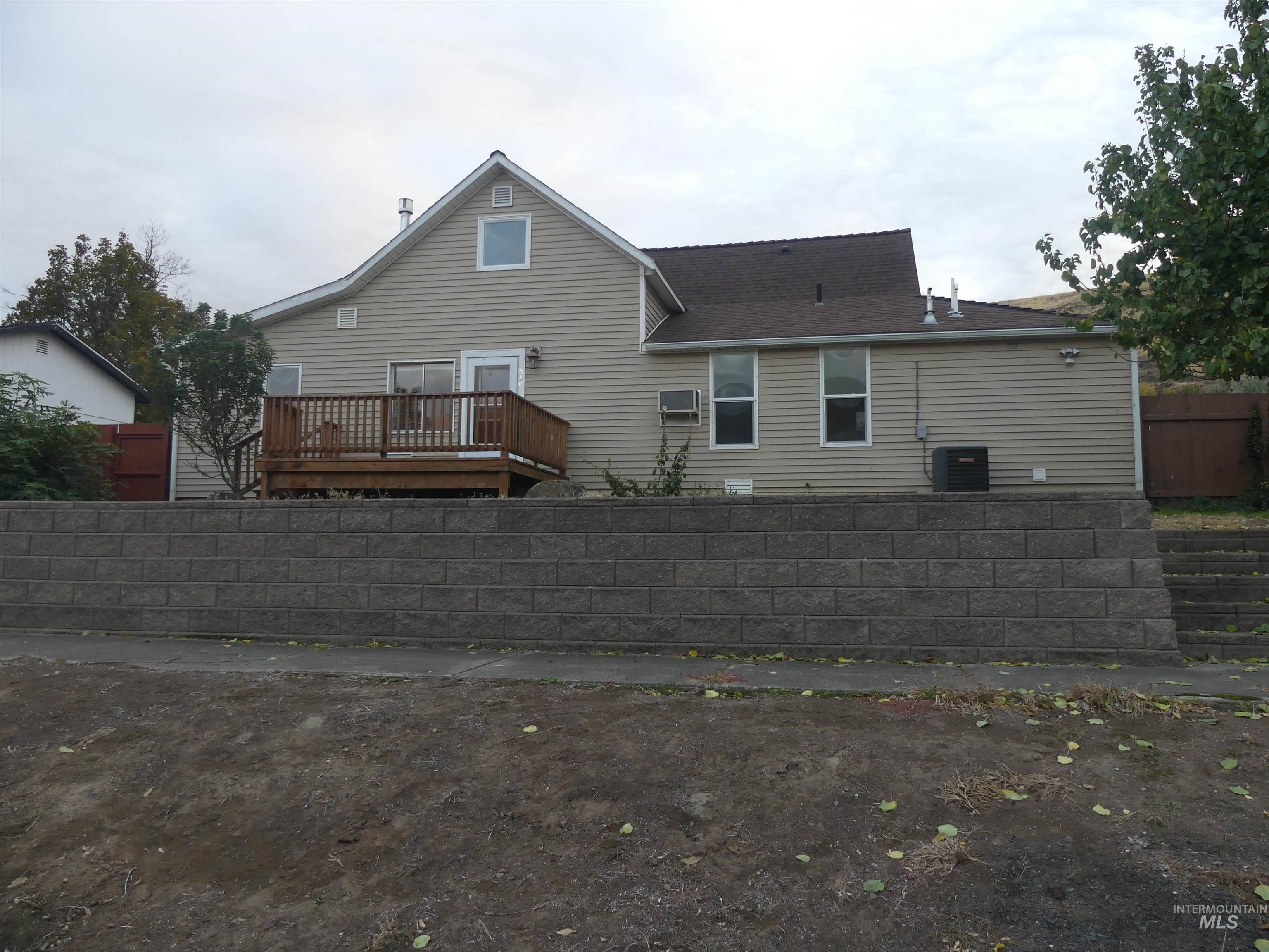 810 2nd Street Asotin, WA 99402 - Photo 1 of 1 Rear view of house featuring a deck