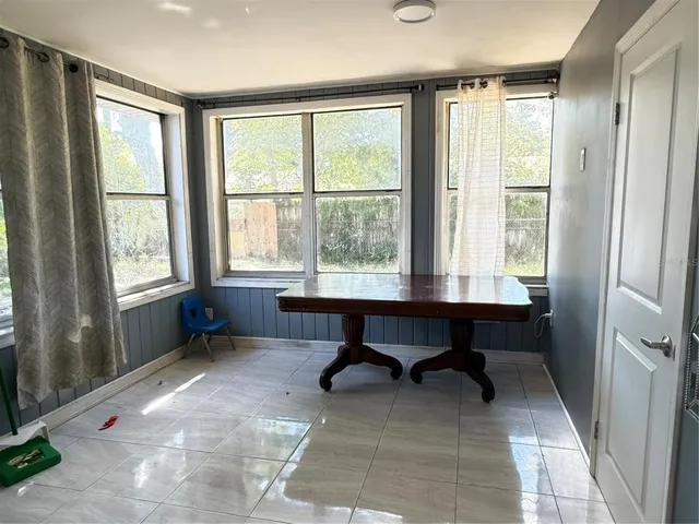 a room with furniture and a window