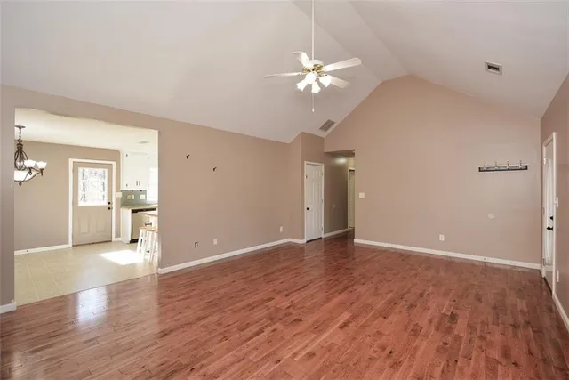 a view of livingroom with window