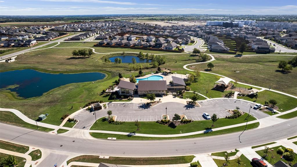 8152 Daisy Cutter Crossing Georgetown, TX 78626 - Photo 20 of 23 an aerial view of a house with a ocean view