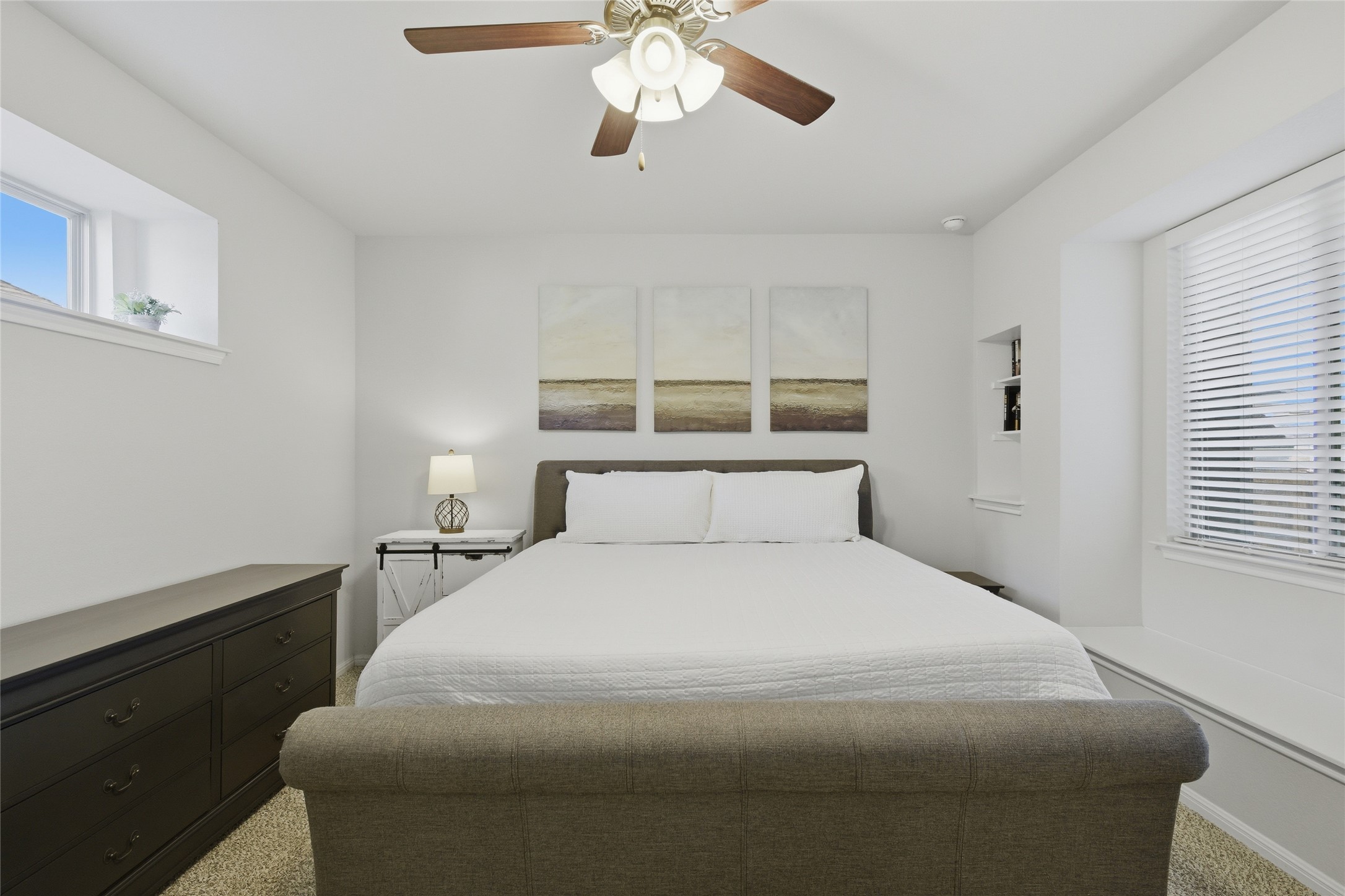 8152 Daisy Cutter Crossing Georgetown, TX 78626 - Photo 9 of 23 a bedroom with a bed and a window