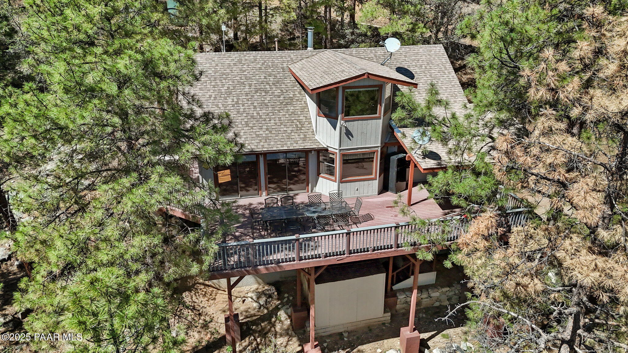 4995 East Rupert Road Prescott, AZ 86303 - Photo 38 of 52 39-Aerial Back_2