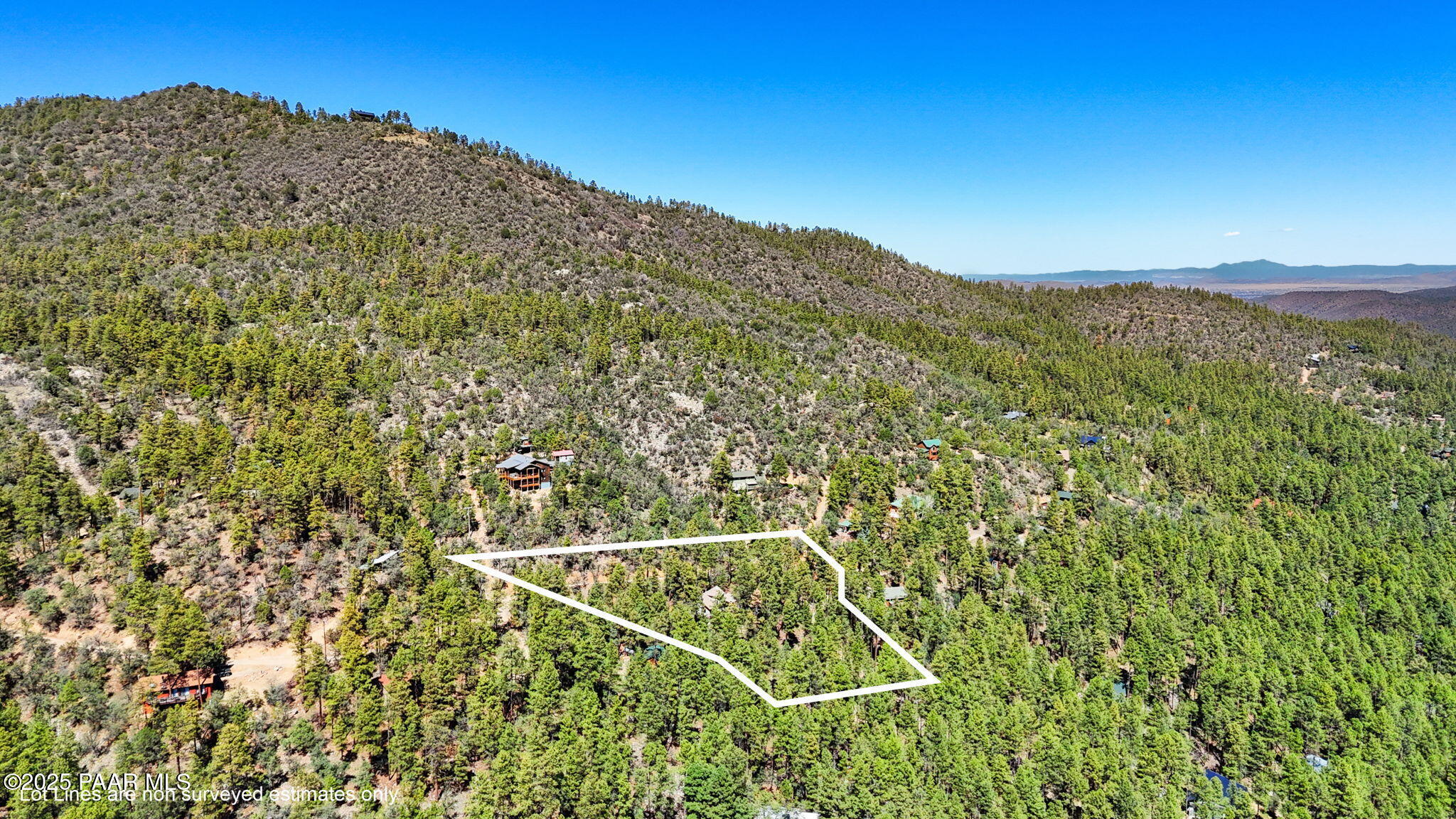 4995 East Rupert Road Prescott, AZ 86303 - Photo 40 of 52 41-Aerial_1 Lot Lines
