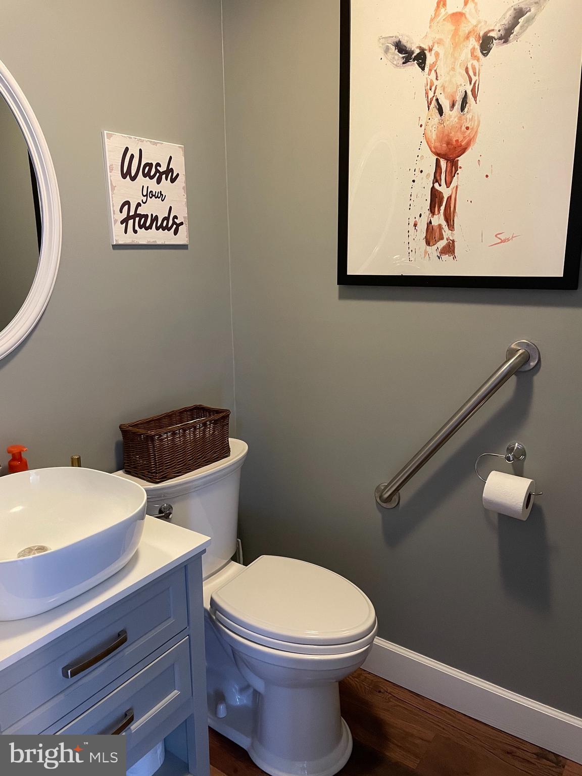 27950 Substation Road Denton, MD 21629 - Photo 34 of 80 Updated 1/2 bath with grab bar.