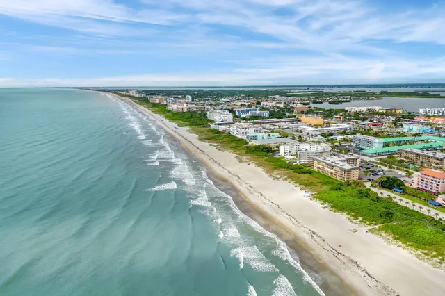 a view of city and ocean