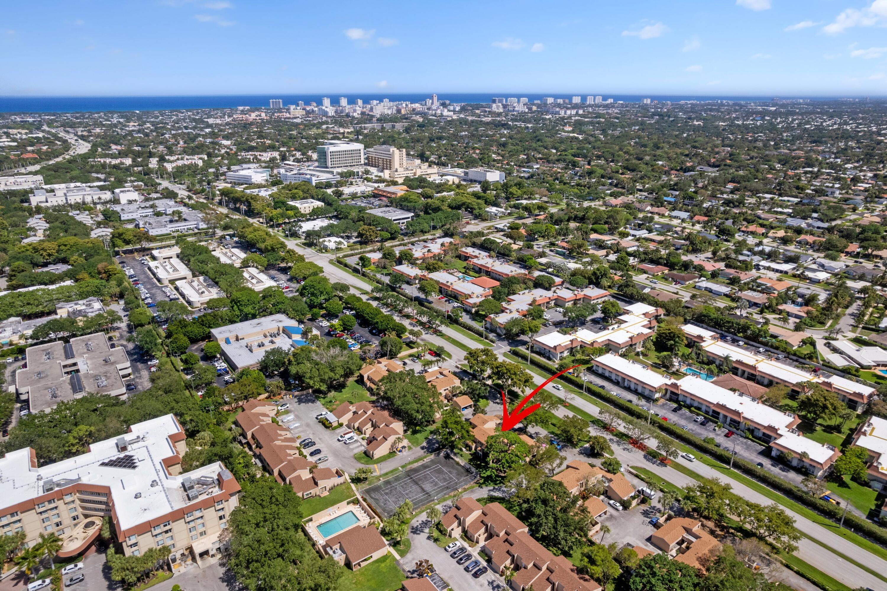 1121 Northwest 13th Street, Unit 3 Boca Raton, FL 33486 - Photo 21 of 37 Aerial Neighborhood View