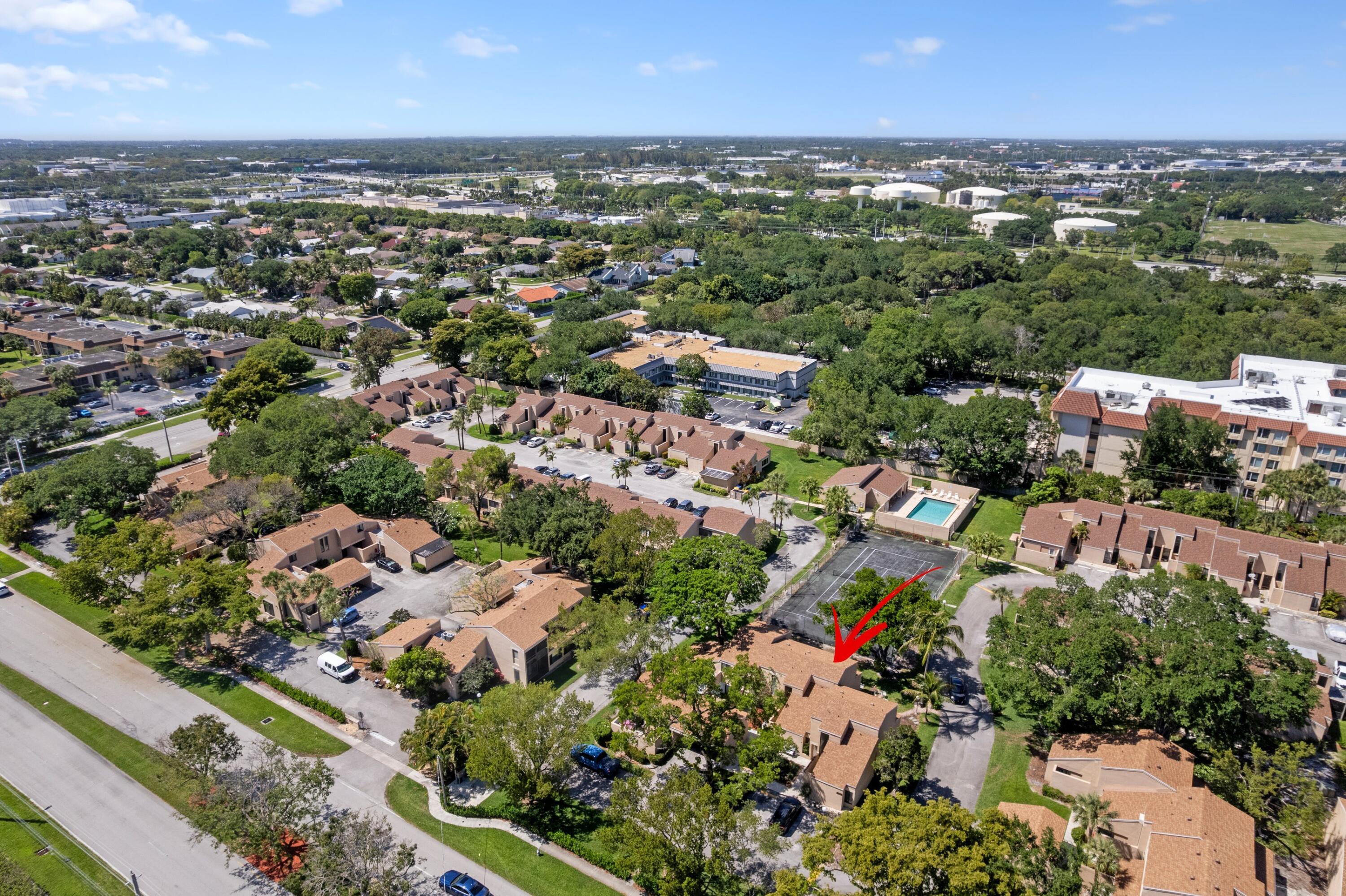 1121 Northwest 13th Street, Unit 3 Boca Raton, FL 33486 - Photo 22 of 37 Aerial Neighborhood View
