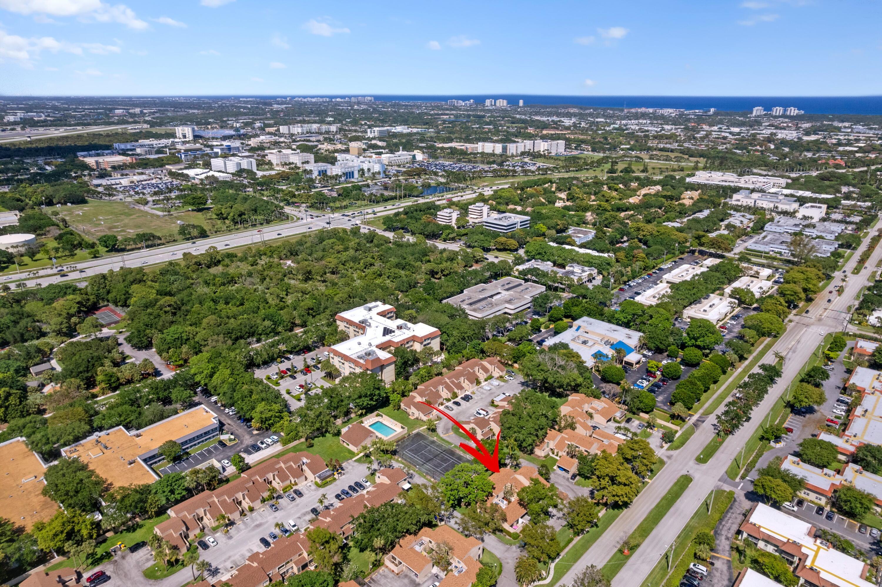 1121 Northwest 13th Street, Unit 3 Boca Raton, FL 33486 - Photo 24 of 37 Aerial Neighborhood View