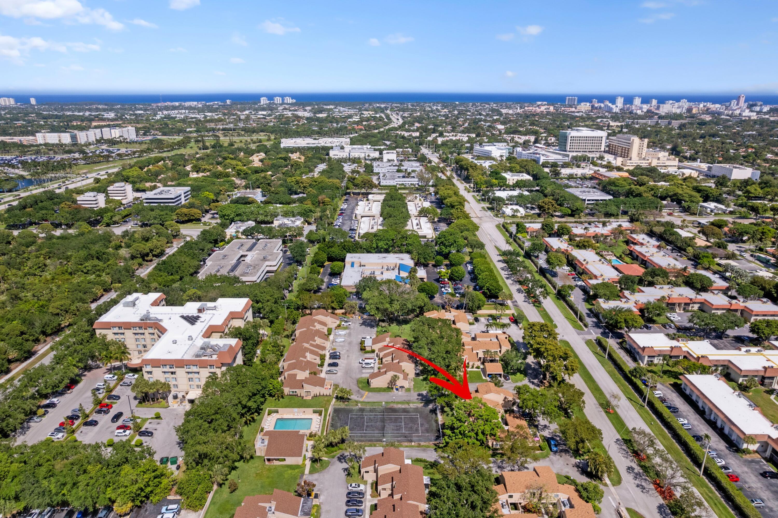 1121 Northwest 13th Street, Unit 3 Boca Raton, FL 33486 - Photo 3 of 37 Aerial Neighborhood View