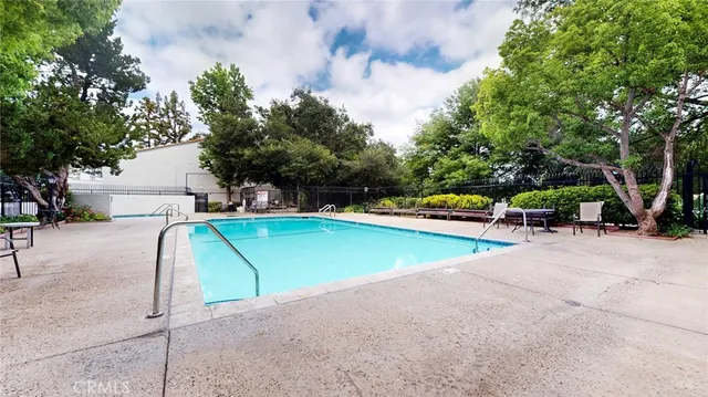 a view of outdoor space yard swimming pool and patio