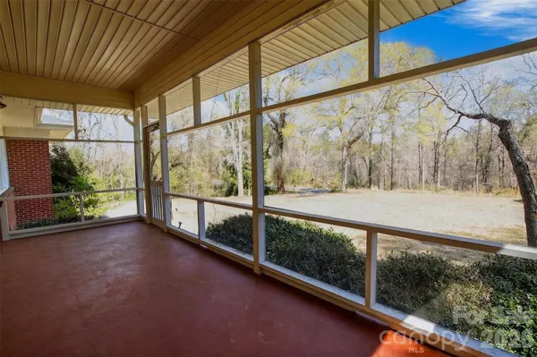 a view of a porch