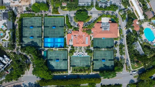 a view of a city with tall buildings