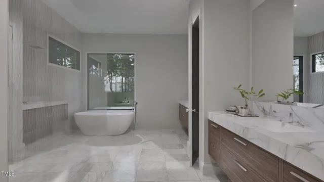 a bedroom with a bed and a chair