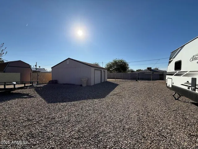 a view of a car garage