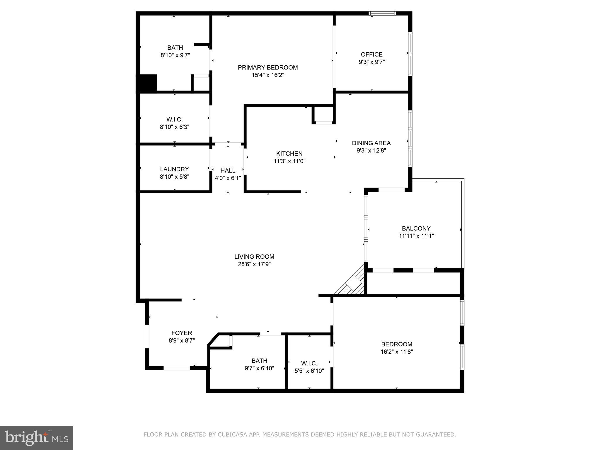1414 Burke Road, Unit 201 Middle River, MD 21220 - Photo 35 of 35 a picture of a floor plan