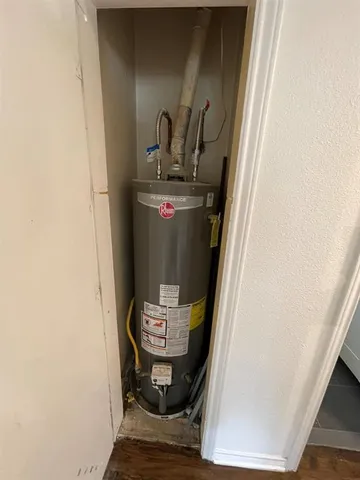 a view of water heater room