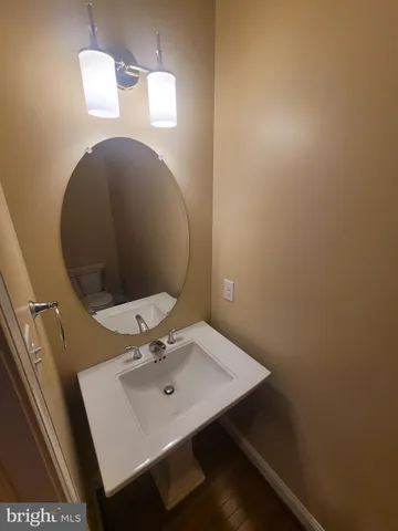 a view of a glass door with a window