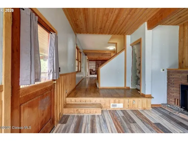 a view of livingroom with fireplace