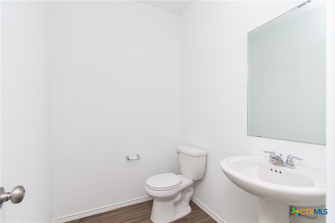 9101 Daisy Cutter Crossing Georgetown, TX 78626 - Photo 27 of 28 a bathroom with a sink and a toilet