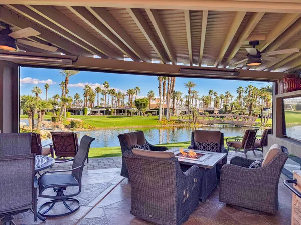 a outdoor space with patio lots of furniture