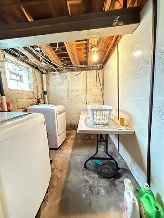 a view of storage and utility room