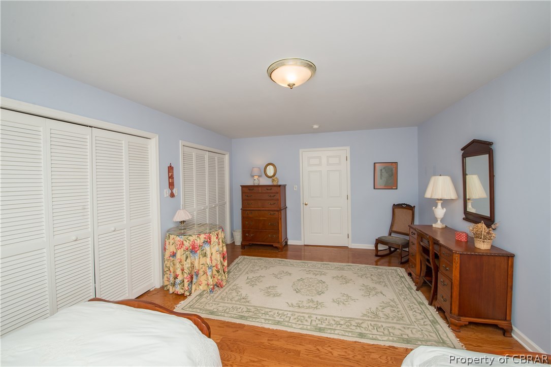 867 Oak Hill Road Lancaster, VA 22503 - Photo 32 of 46 Two Double Closets in Lower Level Bedroom