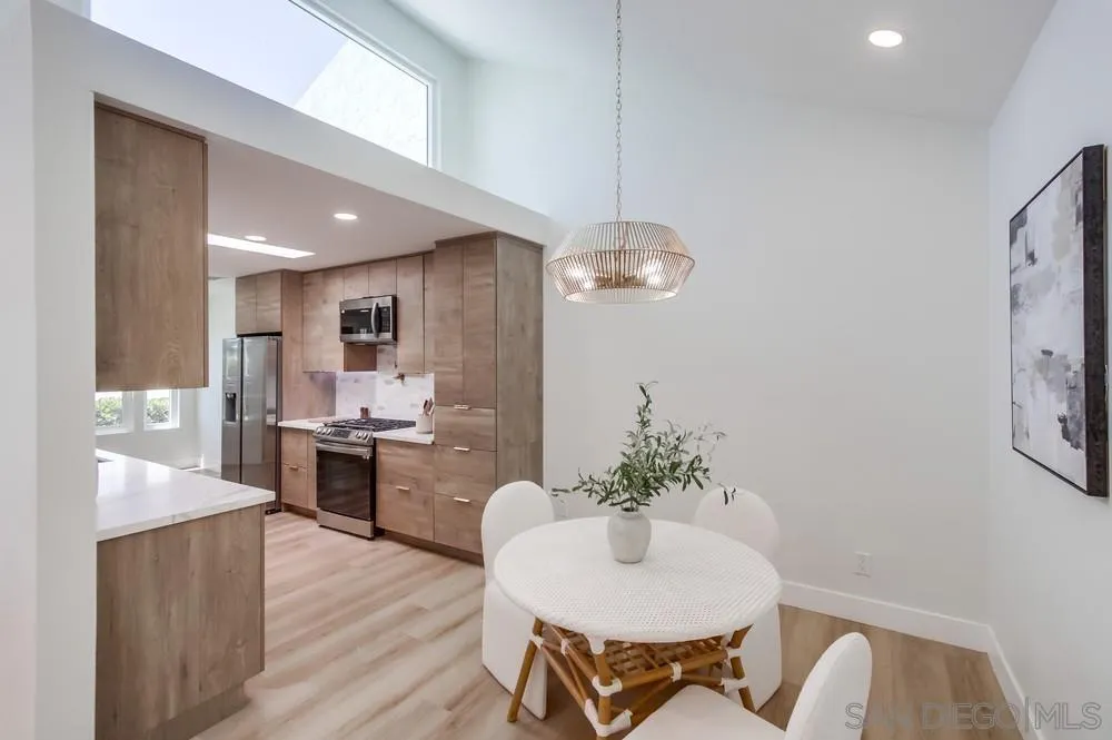 175 Bronze Way Vista, CA 92083 - Photo 10 of 33 a kitchen with a table and chairs in it