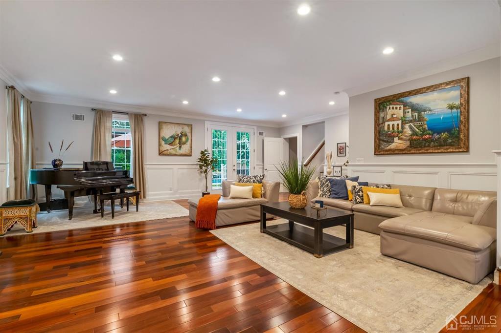 47 Agate Road East Brunswick, NJ 08816 - Photo 13 of 47 a living room with furniture and wooden floor