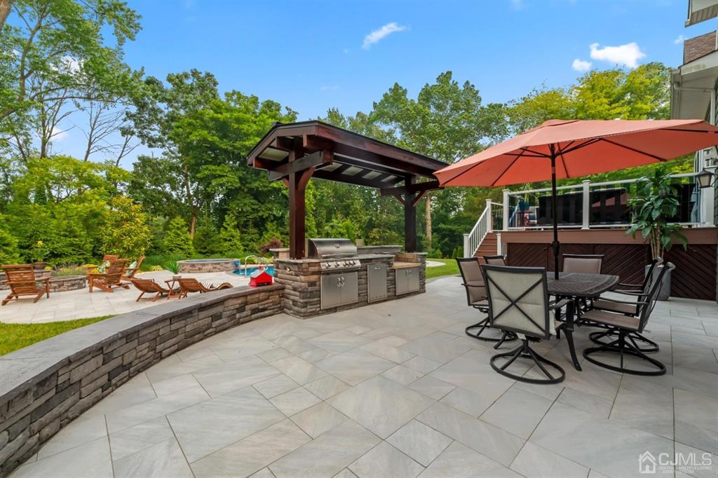 47 Agate Road East Brunswick, NJ 08816 - Photo 36 of 47 a view of a backyard with sitting area and furniture