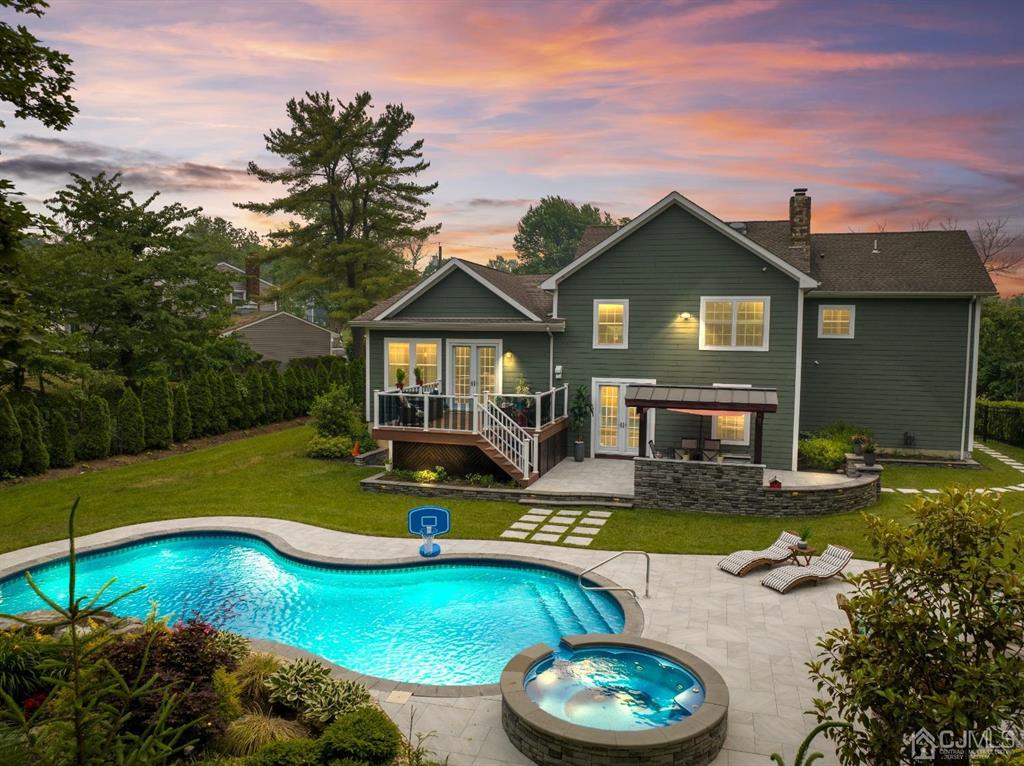 47 Agate Road East Brunswick, NJ 08816 - Photo 44 of 47 a view of a house with swimming pool and a yard
