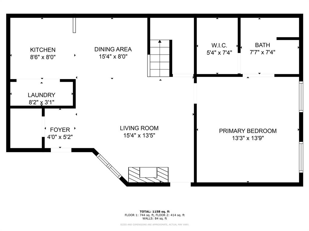 116 Main Place Euless, TX 76040 - Photo 30 of 31 Downstairs Floorplan