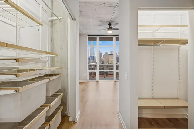 a view of a livingroom with a furniture