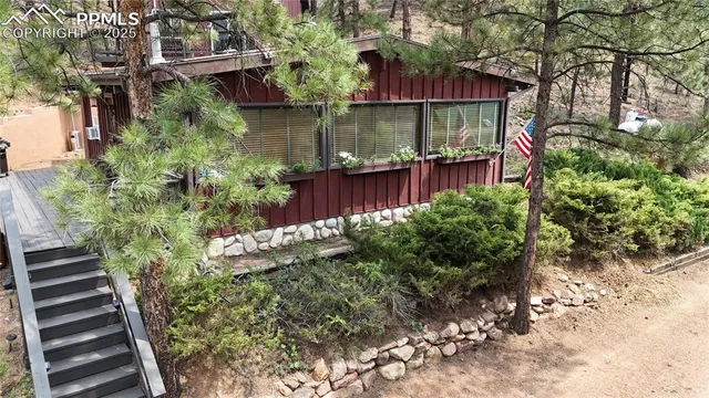 front view of a house with a small yard