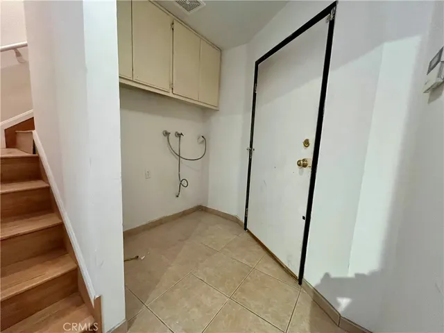 a view of an entryway with staircase