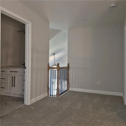 a view of a livingroom with entryway