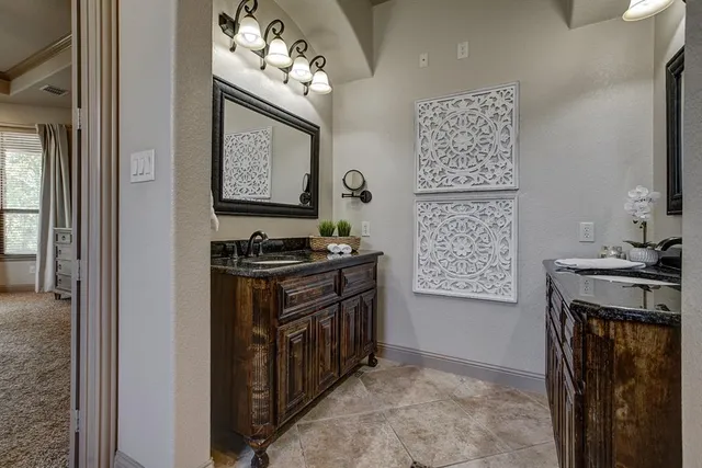 workspace with wooden floor