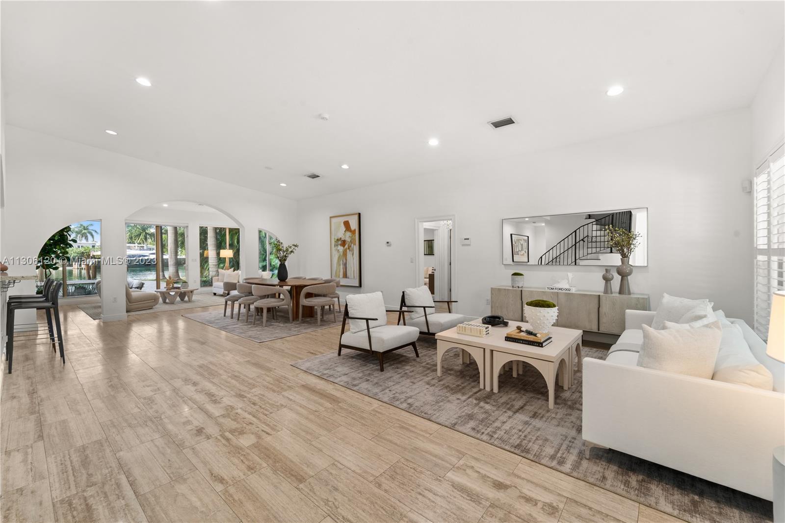 6300 Allison Road Miami Beach, FL 33141 - Photo 6 of 24 a living room with furniture and wooden floor