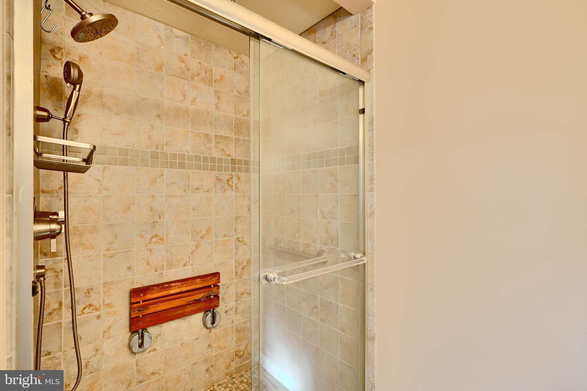 1122 Bellemore Road Baltimore, MD 21210 - Photo 25 of 51 Large shower stall with bench seat