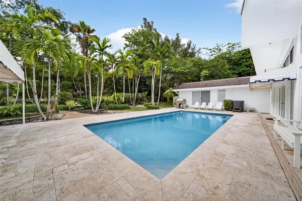 a view of a house with pool